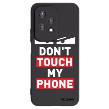 Picasee fekete szilikon tok az alábbi mobiltelefonokra Honor 200 Lite - Shadow Eye - Transparent