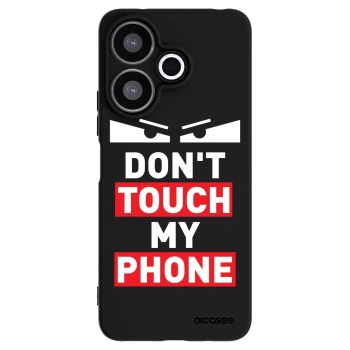 Picasee fekete szilikon tok az alábbi mobiltelefonokra Xiaomi Redmi 13 4G - Shadow Eye - Transparent