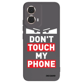 Picasee fekete szilikon tok az alábbi mobiltelefonokra Motorola Moto G85 - Shadow Eye - Transparent
