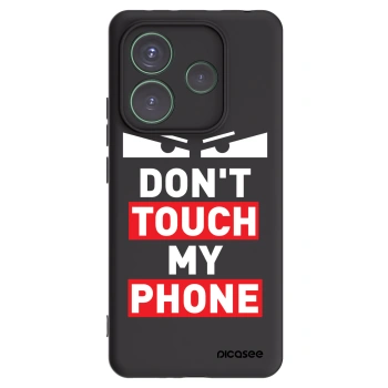 Picasee fekete szilikon tok az alábbi mobiltelefonokra Xiaomi Redmi Note 14 5G - Shadow Eye - Transparent