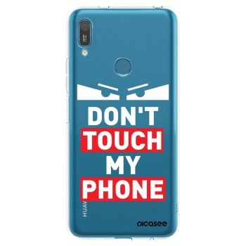 Picasee átlátszó szilikon tok az alábbi mobiltelefonokra Huawei Y7 2019 - Shadow Eye - Transparent
