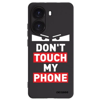 Picasee fekete szilikon tok az alábbi mobiltelefonokra Xiaomi Poco X7 Pro 5G - Shadow Eye - Transparent