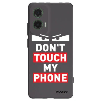 Picasee fekete szilikon tok az alábbi mobiltelefonokra Motorola Moto G35 5G - Shadow Eye - Transparent