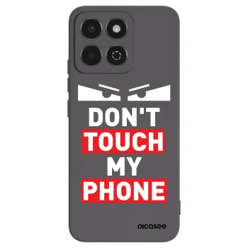 Picasee fekete szilikon tok az alábbi mobiltelefonokra Honor 200 Smart 5G - Shadow Eye - Transparent