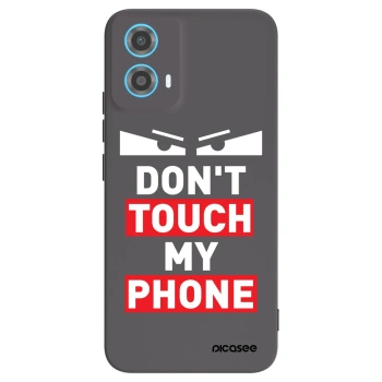 Picasee fekete szilikon tok az alábbi mobiltelefonokra Motorola Moto G34 5G - Shadow Eye - Transparent