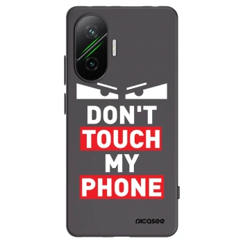 Picasee fekete szilikon tok az alábbi mobiltelefonokra Xiaomi Poco F7 Pro 5G - Shadow Eye - Transparent