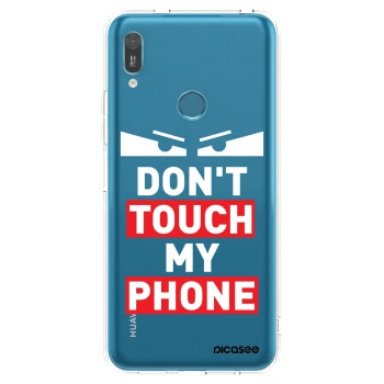 Picasee átlátszó szilikon tok az alábbi mobiltelefonokra Huawei Y6 2019 - Shadow Eye - Transparent