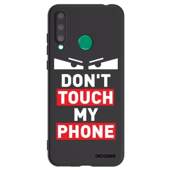 Picasee fekete szilikon tok az alábbi mobiltelefonokra Honor 20 Lite - Shadow Eye - Transparent