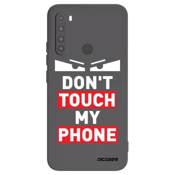 Picasee fekete szilikon tok az alábbi mobiltelefonokra Xiaomi Redmi Note 8 - Shadow Eye - Transparent