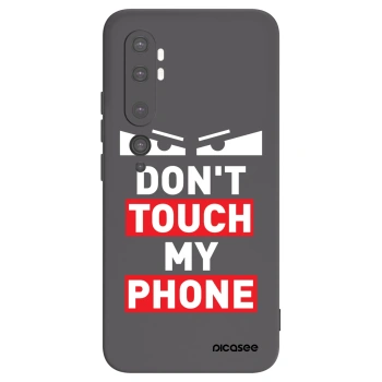 Picasee fekete szilikon tok az alábbi mobiltelefonokra Xiaomi Mi Note 10 (Pro) - Shadow Eye - Transparent