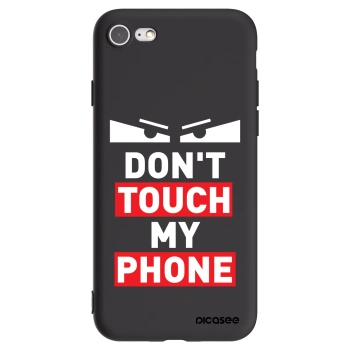 Picasee fekete szilikon tok az alábbi mobiltelefonokra Apple iPhone SE 2020 - Shadow Eye - Transparent