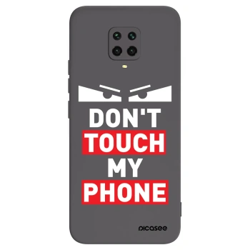 Picasee fekete szilikon tok az alábbi mobiltelefonokra Xiaomi Redmi Note 9 Pro - Shadow Eye - Transparent