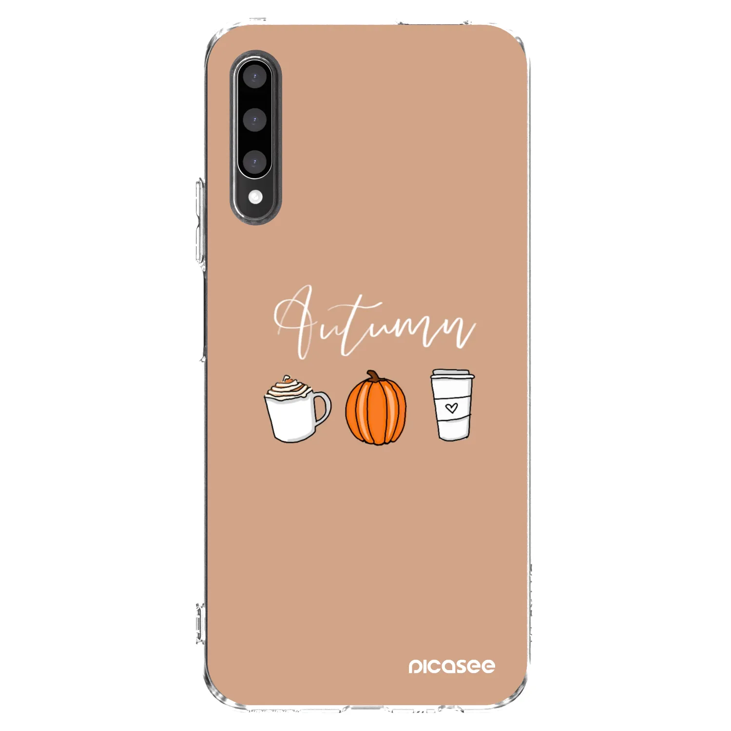 Picasee átlátszó szilikon tok az alábbi mobiltelefonokra Honor 9X Pro - Autumn