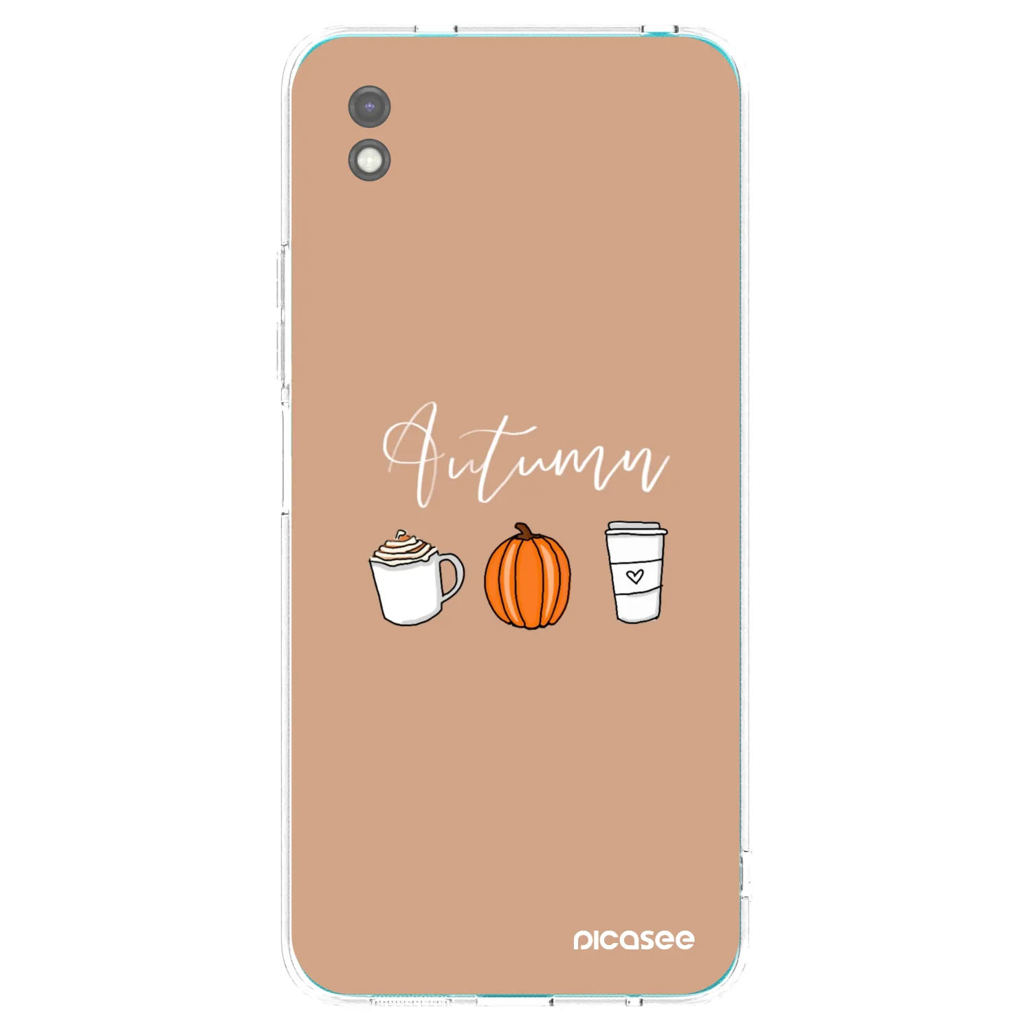Picasee fekete szilikon tok az alábbi mobiltelefonokra Xiaomi Redmi 9A - Autumn