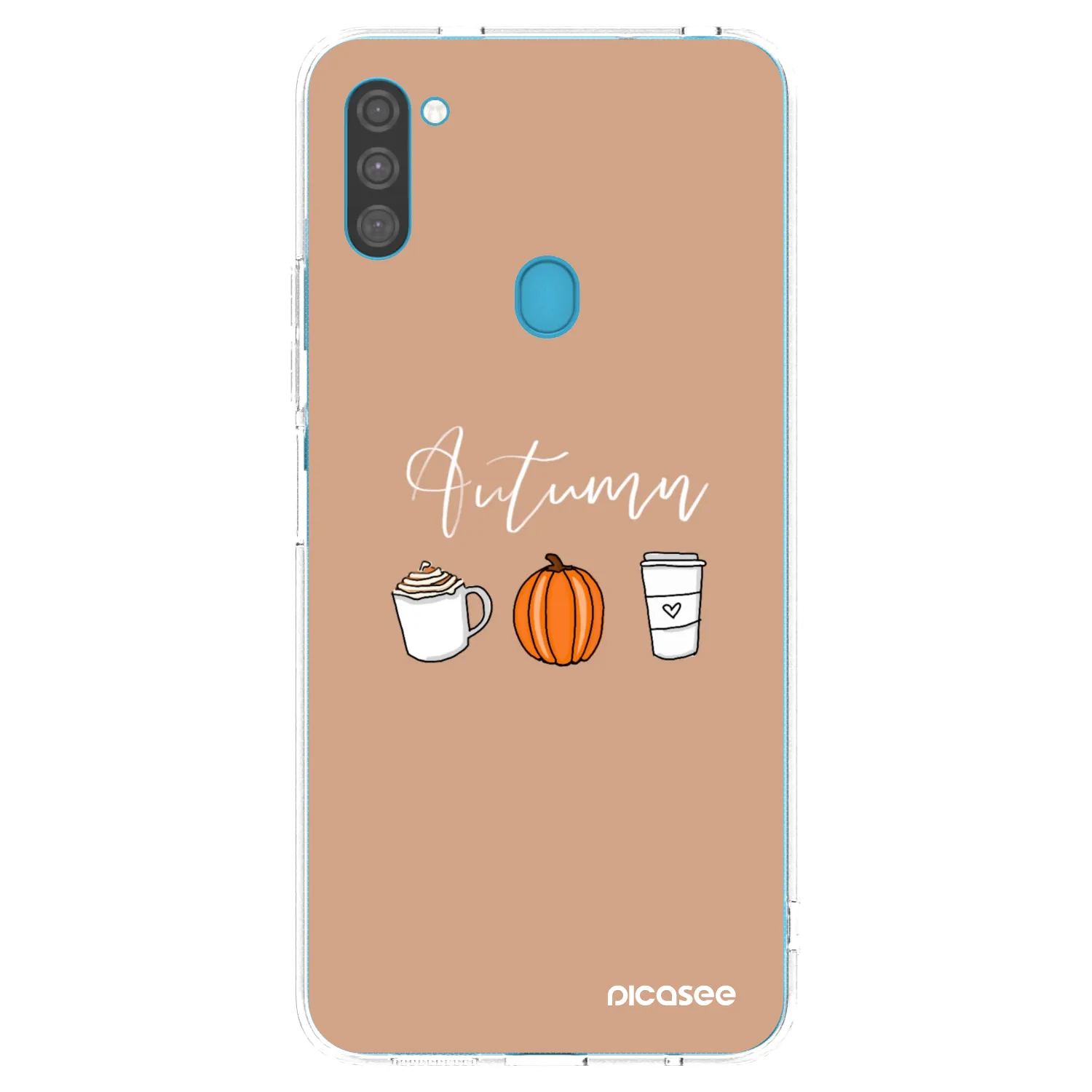 Picasee átlátszó szilikon tok az alábbi mobiltelefonokra Samsung Galaxy M11 - Autumn