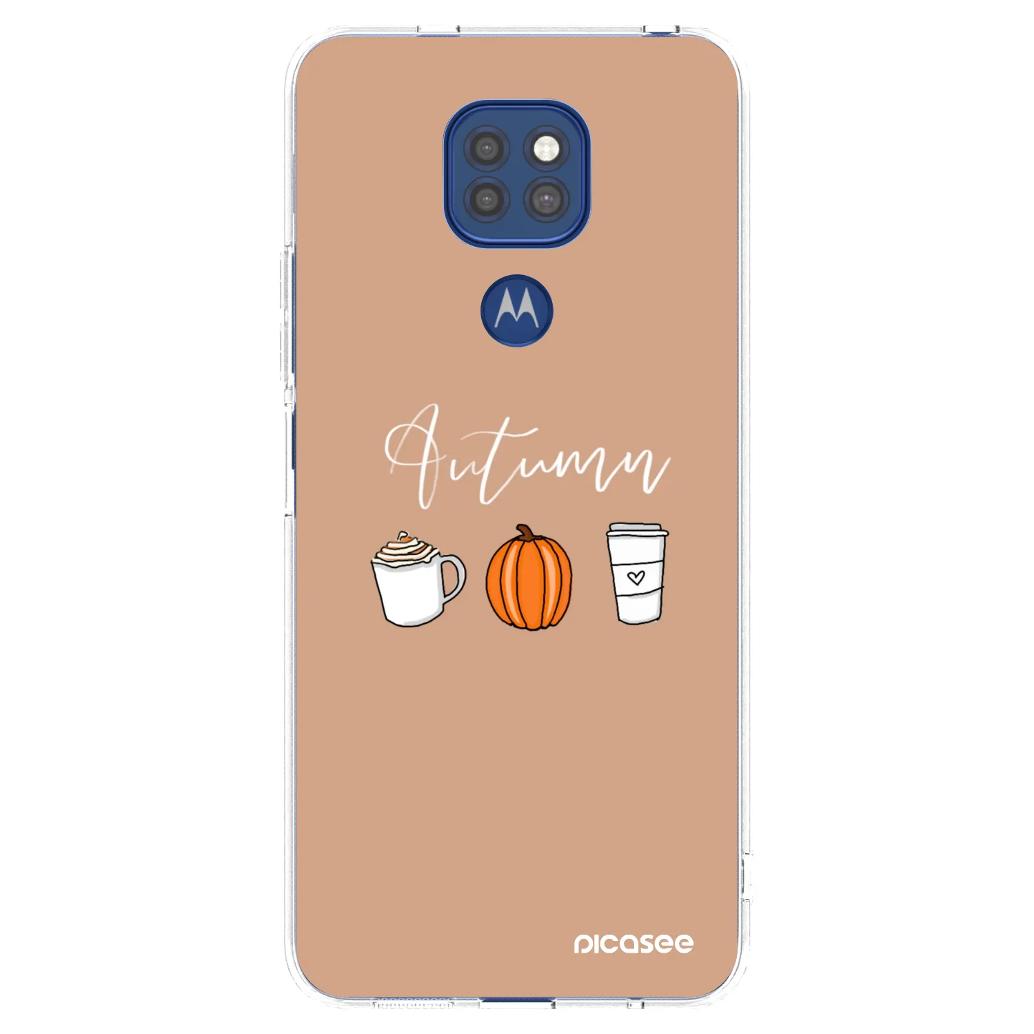 Picasee átlátszó szilikon tok az alábbi mobiltelefonokra Motorola Moto G9 Play - Autumn