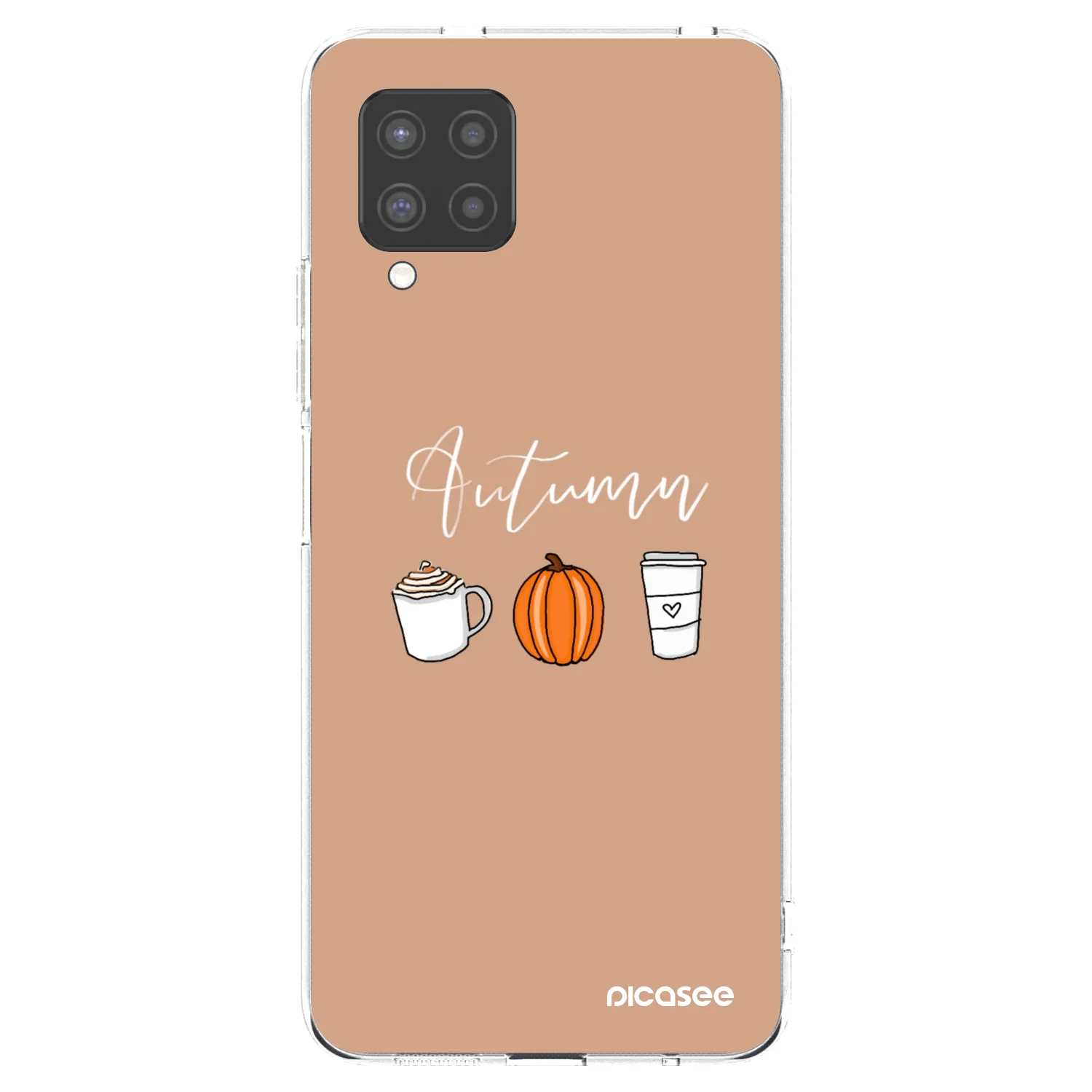 Picasee átlátszó szilikon tok az alábbi mobiltelefonokra Samsung Galaxy A42 A426B - Autumn