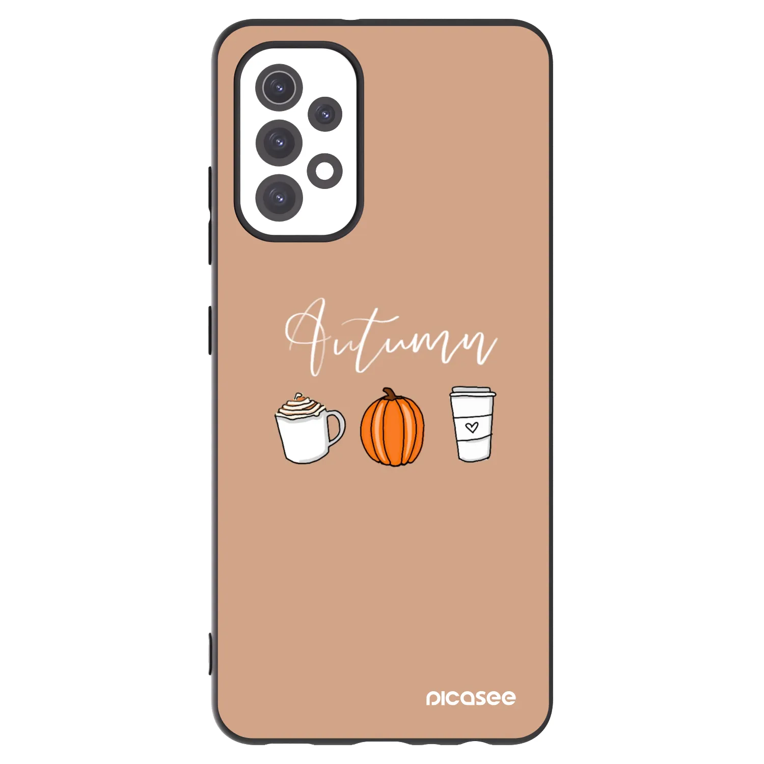 Picasee fekete szilikon tok az alábbi mobiltelefonokra Samsung Galaxy A32 5G A326B - Autumn