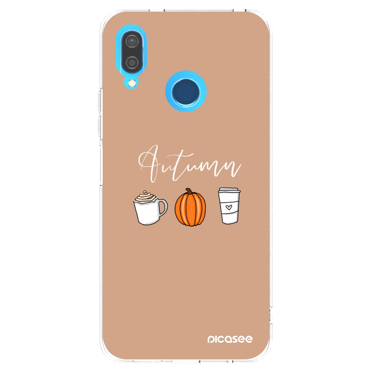 Picasee átlátszó szilikon tok az alábbi mobiltelefonokra Huawei P20 Lite - Autumn