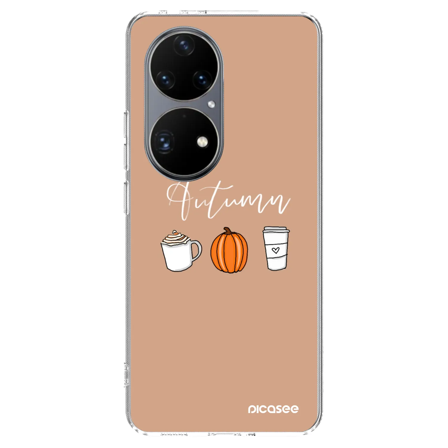 Picasee átlátszó szilikon tok az alábbi mobiltelefonokra Huawei P50 - Autumn