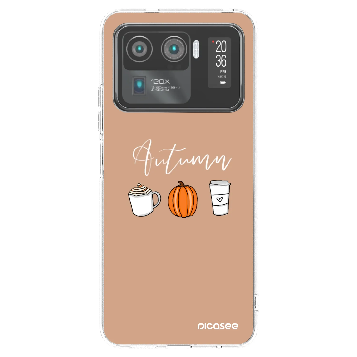 Picasee átlátszó szilikon tok az alábbi mobiltelefonokra Xiaomi Mi 11 Ultra - Autumn