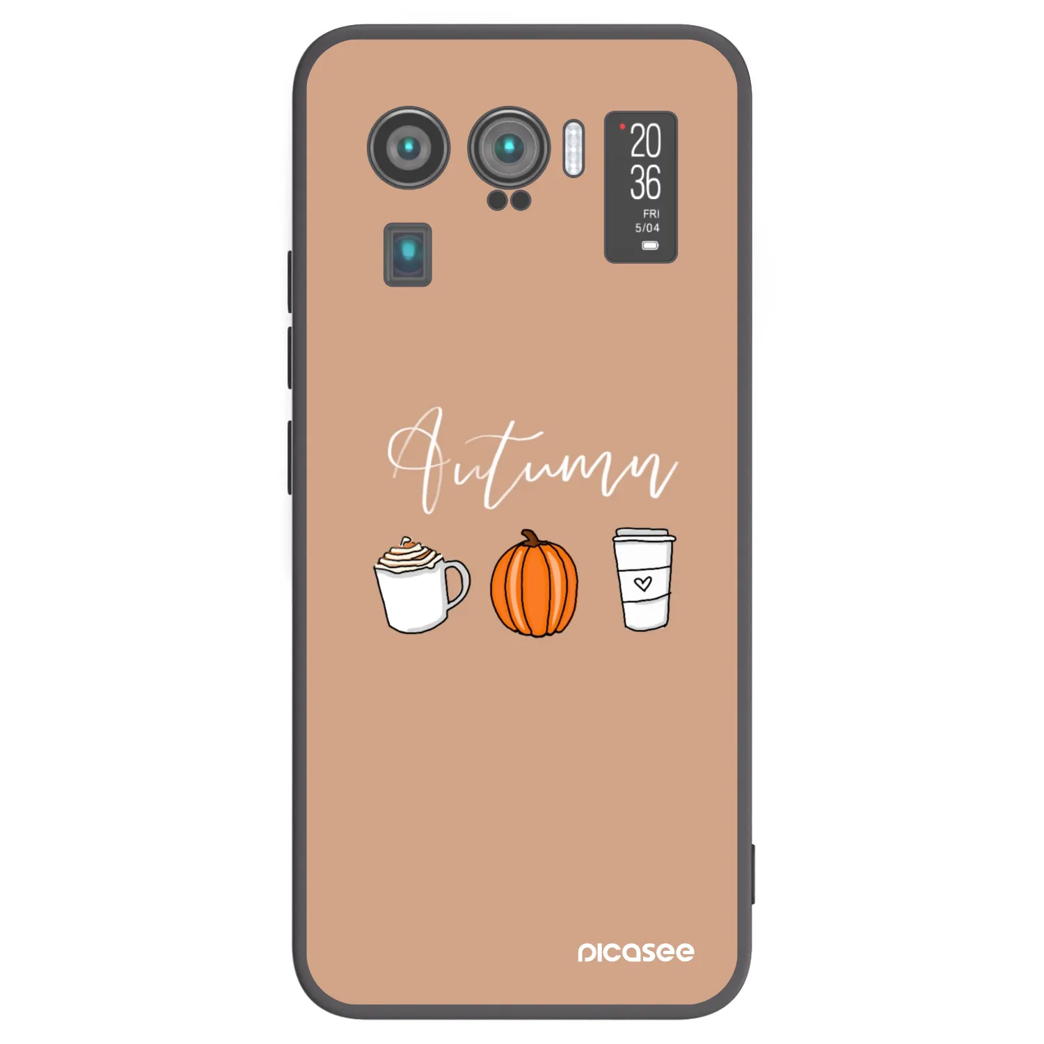 Picasee fekete szilikon tok az alábbi mobiltelefonokra Xiaomi Mi 11 Ultra - Autumn