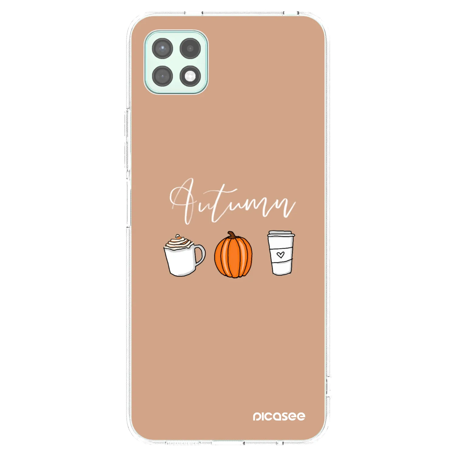 Picasee átlátszó szilikon tok az alábbi mobiltelefonokra Samsung Galaxy A22 A226B 5G - Autumn
