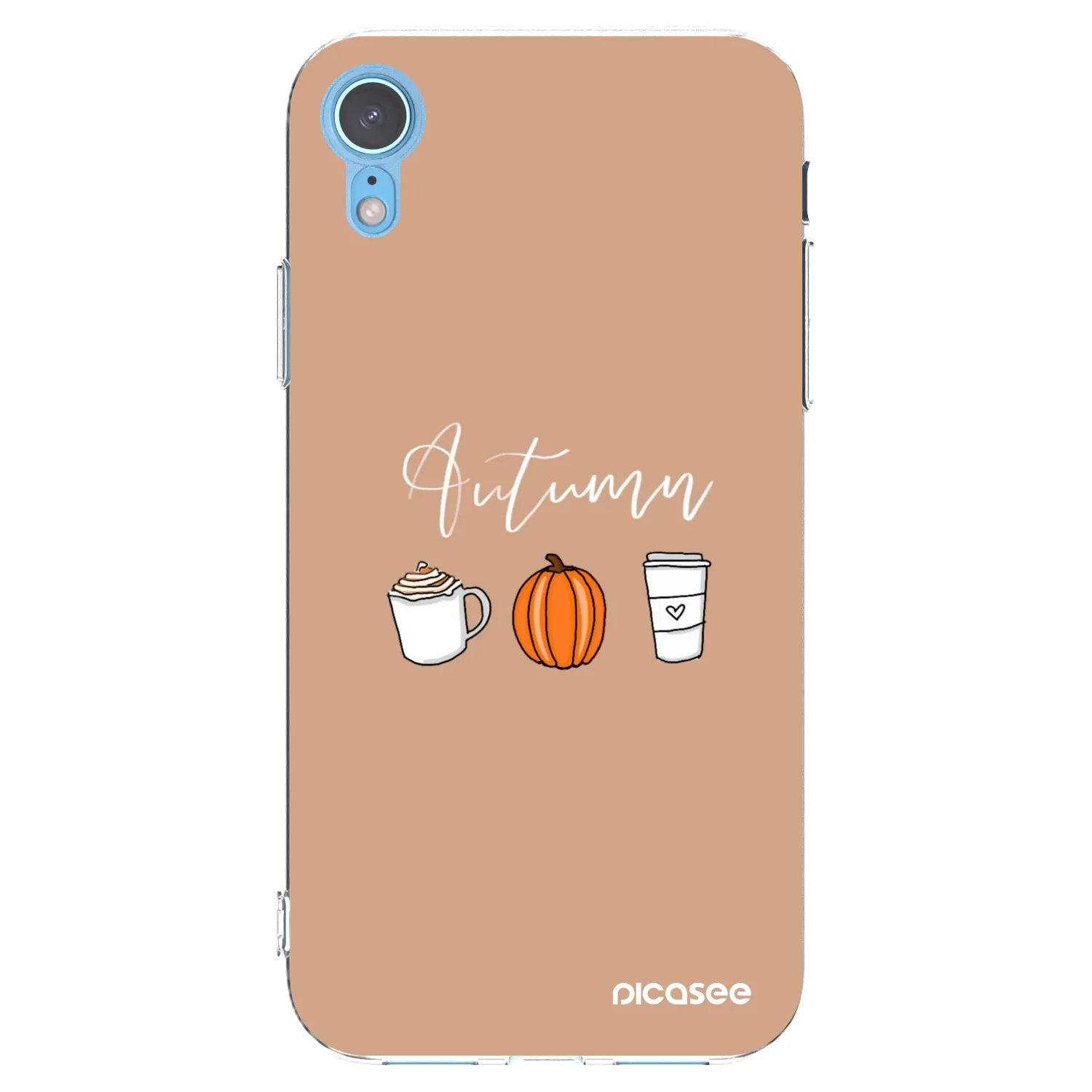 Picasee átlátszó szilikon tok az alábbi mobiltelefonokra Apple iPhone XR - Autumn
