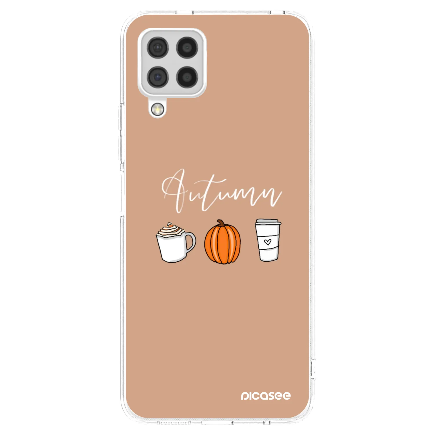 Picasee átlátszó szilikon tok az alábbi mobiltelefonokra Samsung Galaxy A22 A225F 4G - Autumn