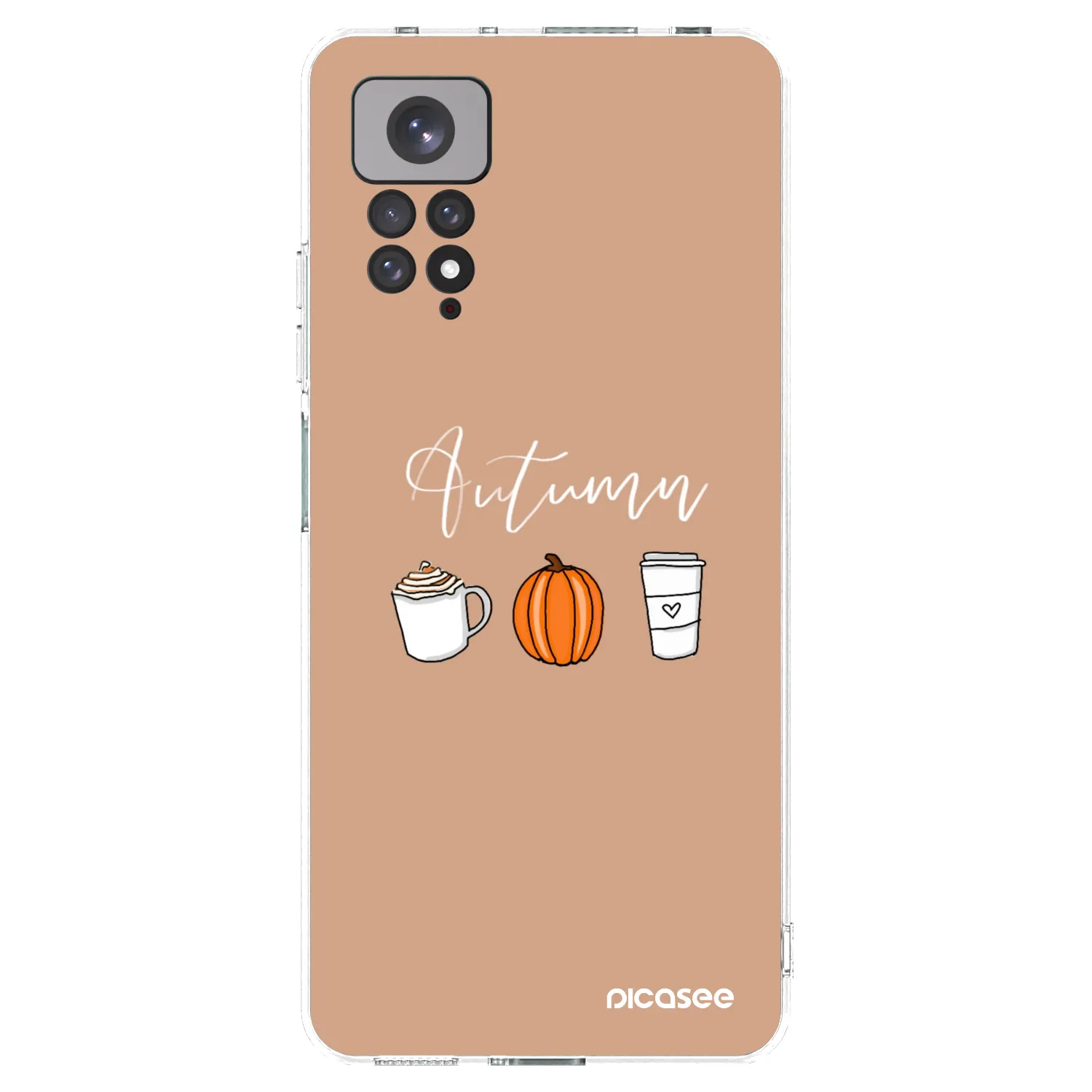 Picasee átlátszó szilikon tok az alábbi mobiltelefonokra Xiaomi Redmi Note 11S 4G - Autumn