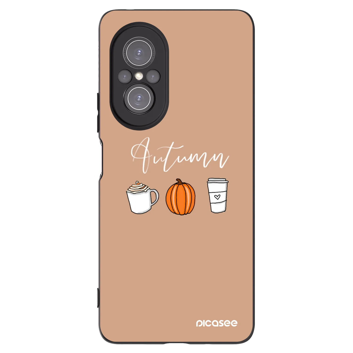 Picasee fekete szilikon tok az alábbi mobiltelefonokra Huawei Nova 9 SE - Autumn