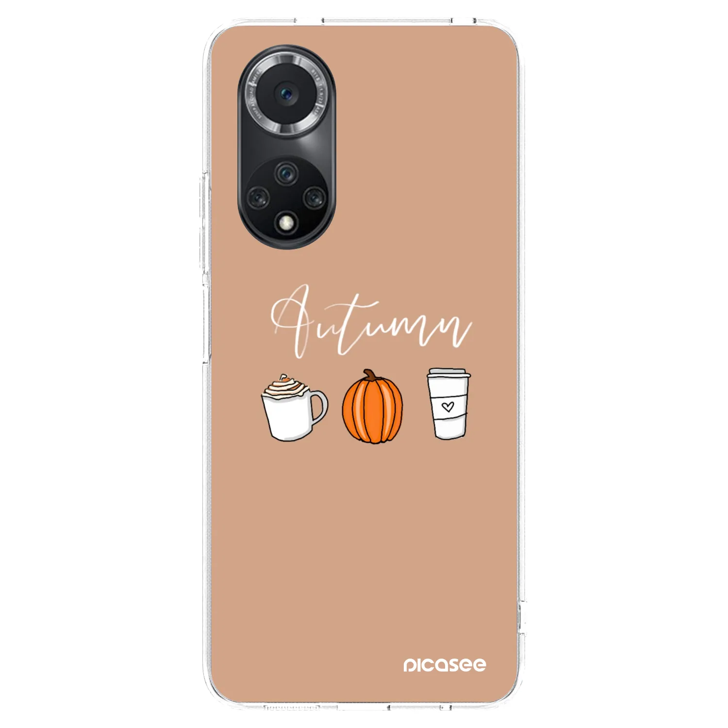 Picasee átlátszó szilikon tok az alábbi mobiltelefonokra Huawei Nova 9 SE - Autumn