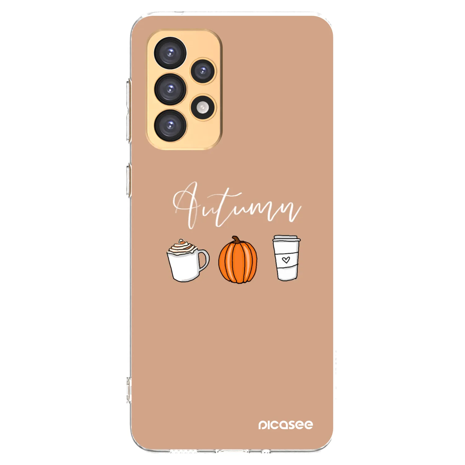 Picasee átlátszó szilikon tok az alábbi mobiltelefonokra Samsung Galaxy A33 5G A336 - Autumn