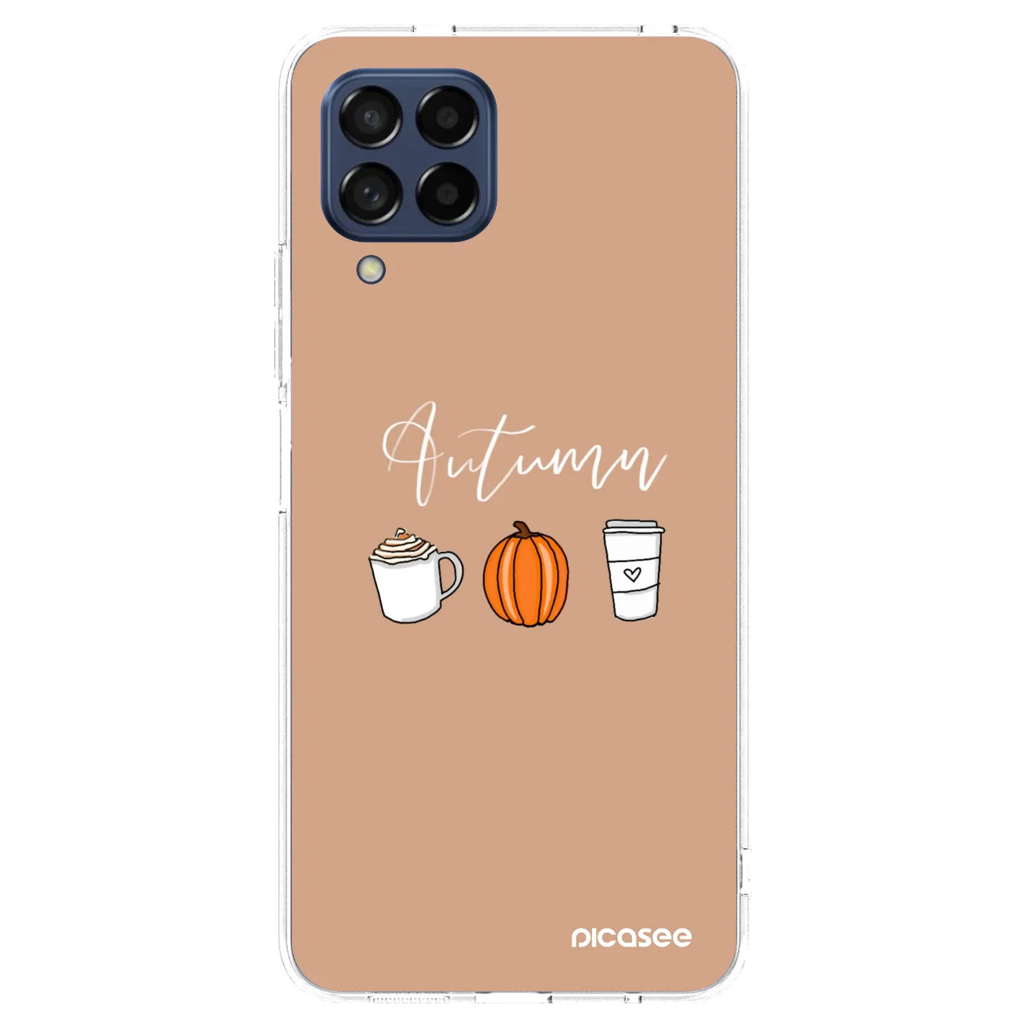 Picasee átlátszó szilikon tok az alábbi mobiltelefonokra Samsung Galaxy M53 5G - Autumn
