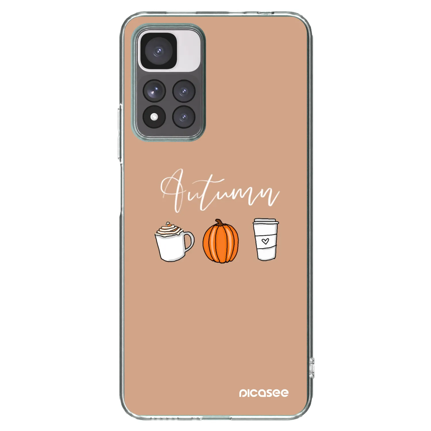 Picasee átlátszó szilikon tok az alábbi mobiltelefonokra Xiaomi Redmi Note 11 Pro+ 5G - Autumn