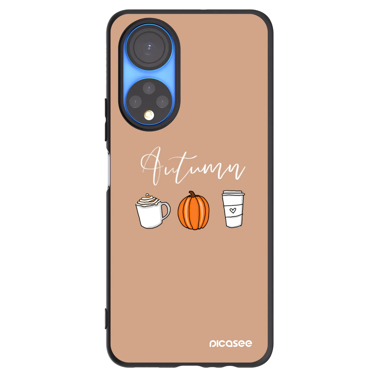Picasee fekete szilikon tok az alábbi mobiltelefonokra Honor X7 - Autumn
