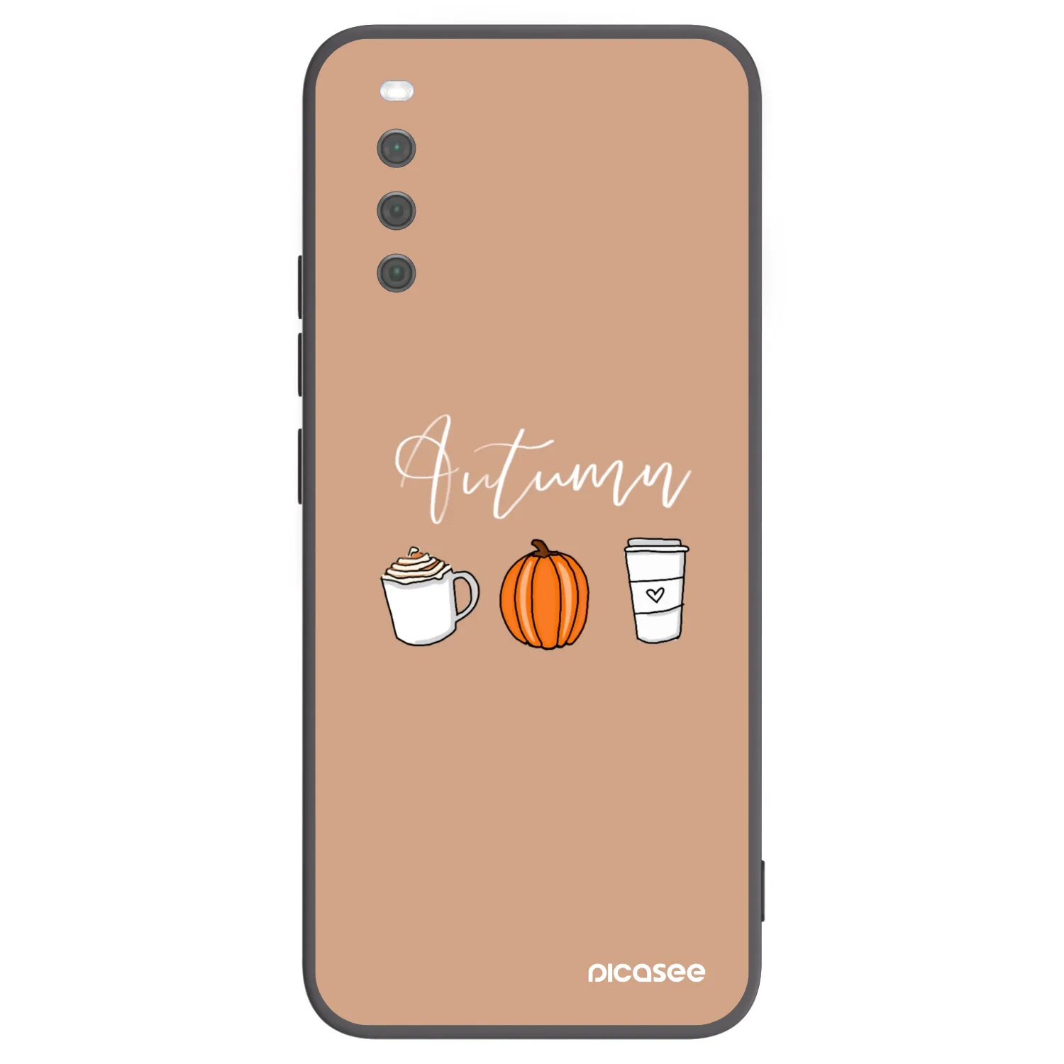 Picasee fekete szilikon tok az alábbi mobiltelefonokra Sony Xperia 10 III - Autumn
