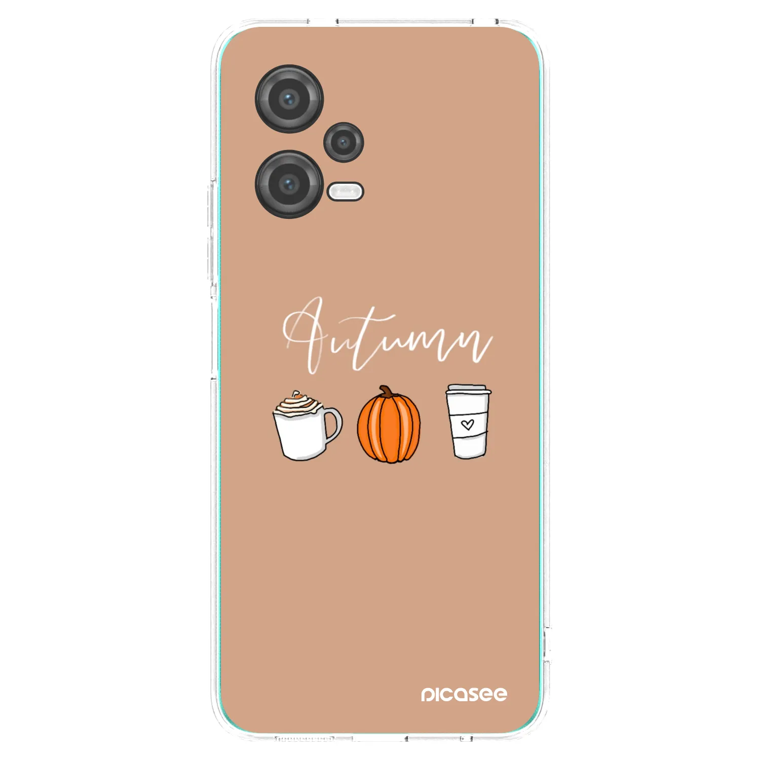 Picasee átlátszó szilikon tok az alábbi mobiltelefonokra Xiaomi Poco X5 - Autumn