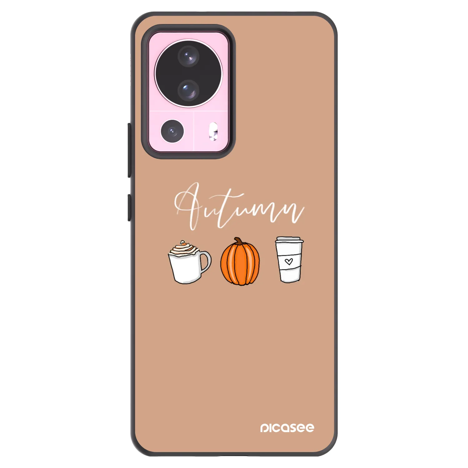 Picasee fekete szilikon tok az alábbi mobiltelefonokra Xiaomi 13 Lite - Autumn
