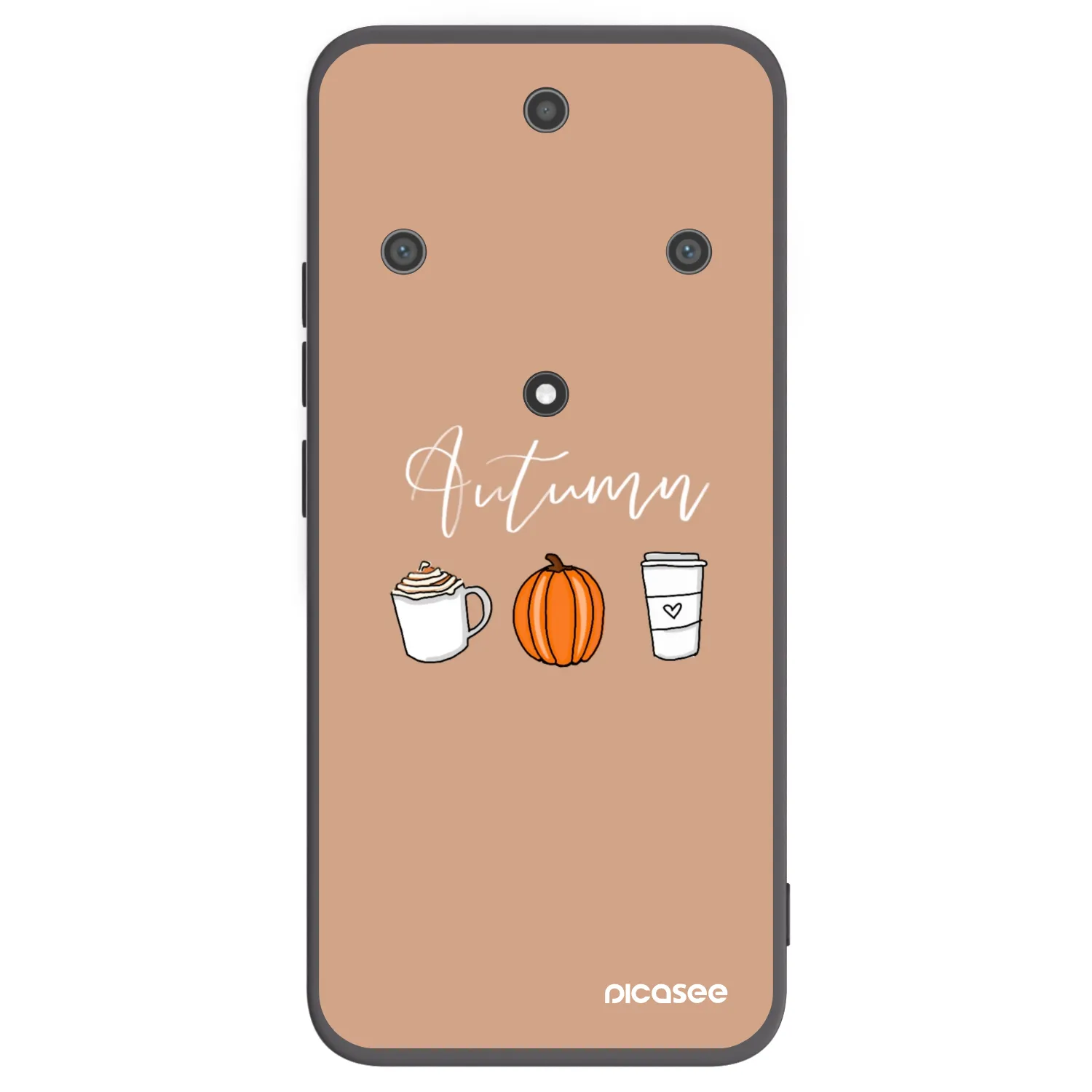 Picasee fekete szilikon tok az alábbi mobiltelefonokra Honor Magic5 Lite 5G - Autumn