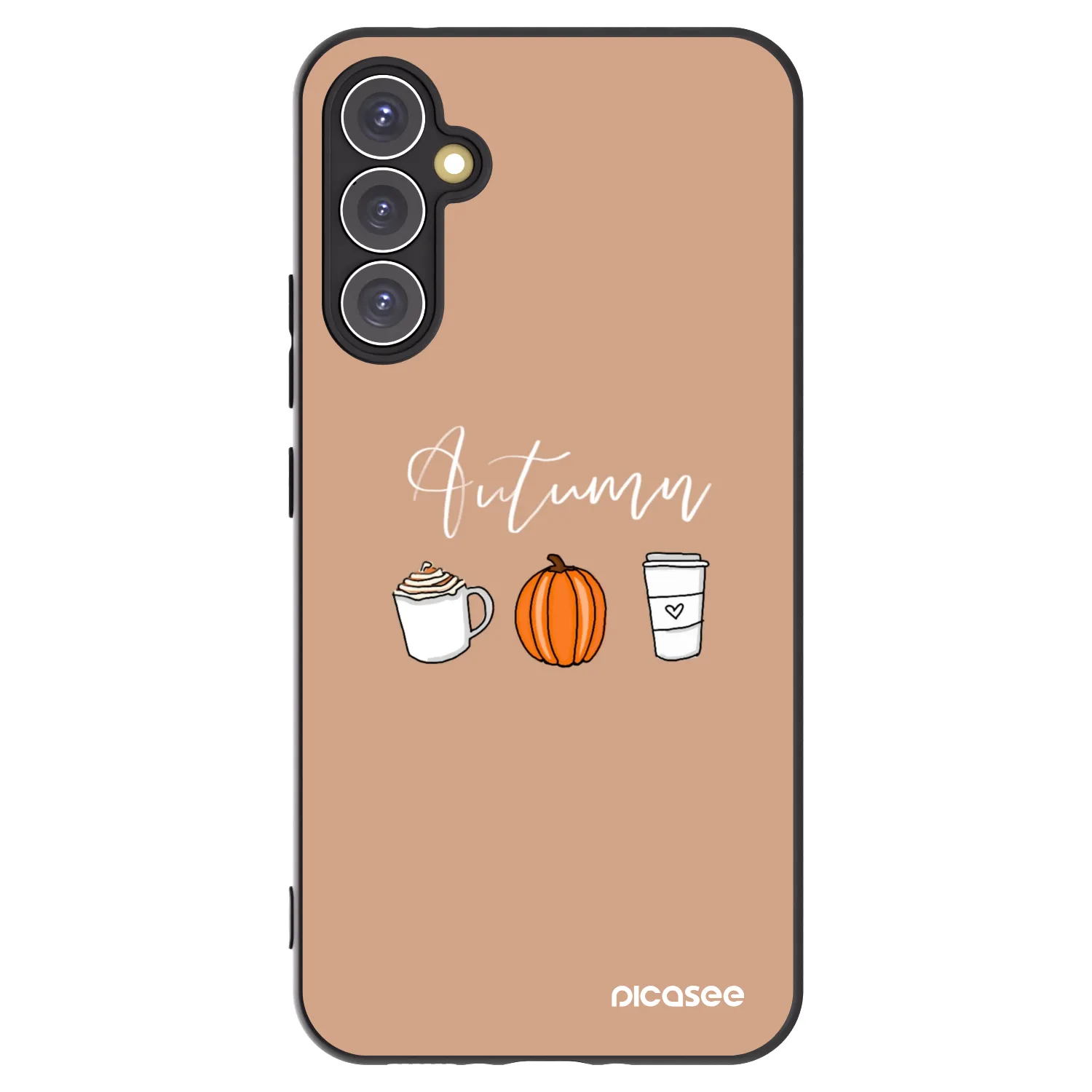 Picasee fekete szilikon tok az alábbi mobiltelefonokra Samsung Galaxy A34 5G A346B - Autumn