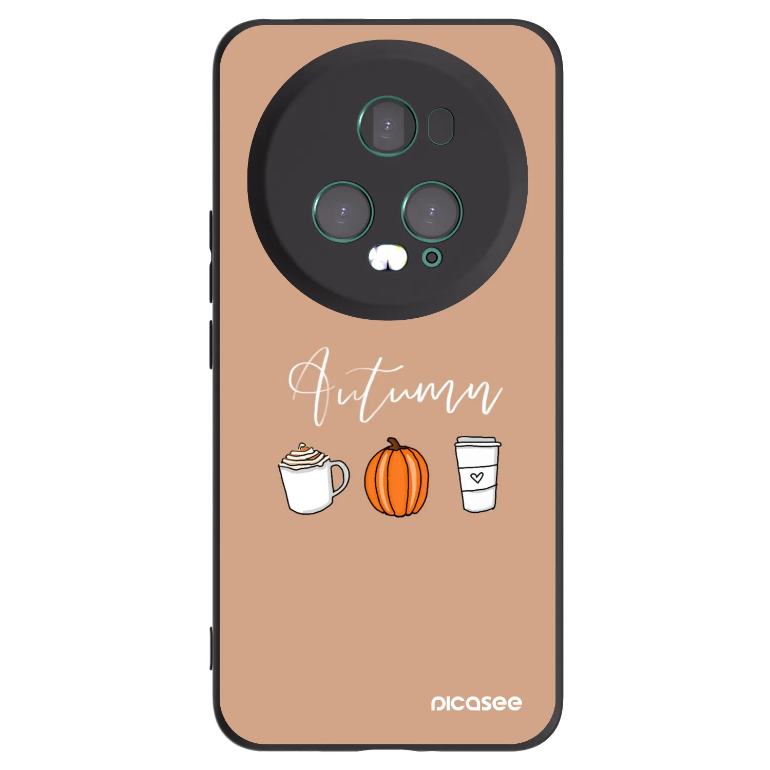 Picasee fekete szilikon tok az alábbi mobiltelefonokra Honor Magic5 Pro - Autumn