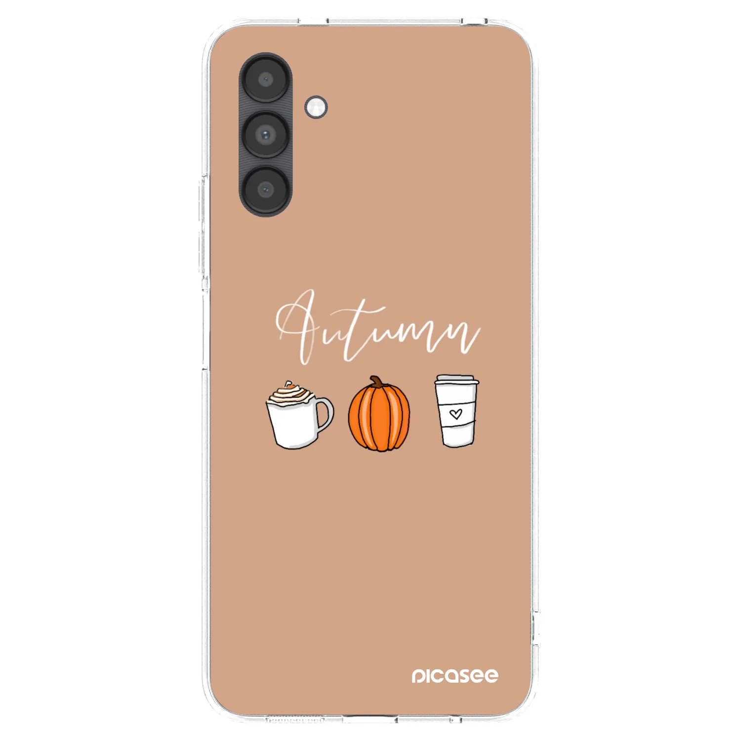 Picasee átlátszó szilikon tok az alábbi mobiltelefonokra Samsung Galaxy A04s A047F - Autumn