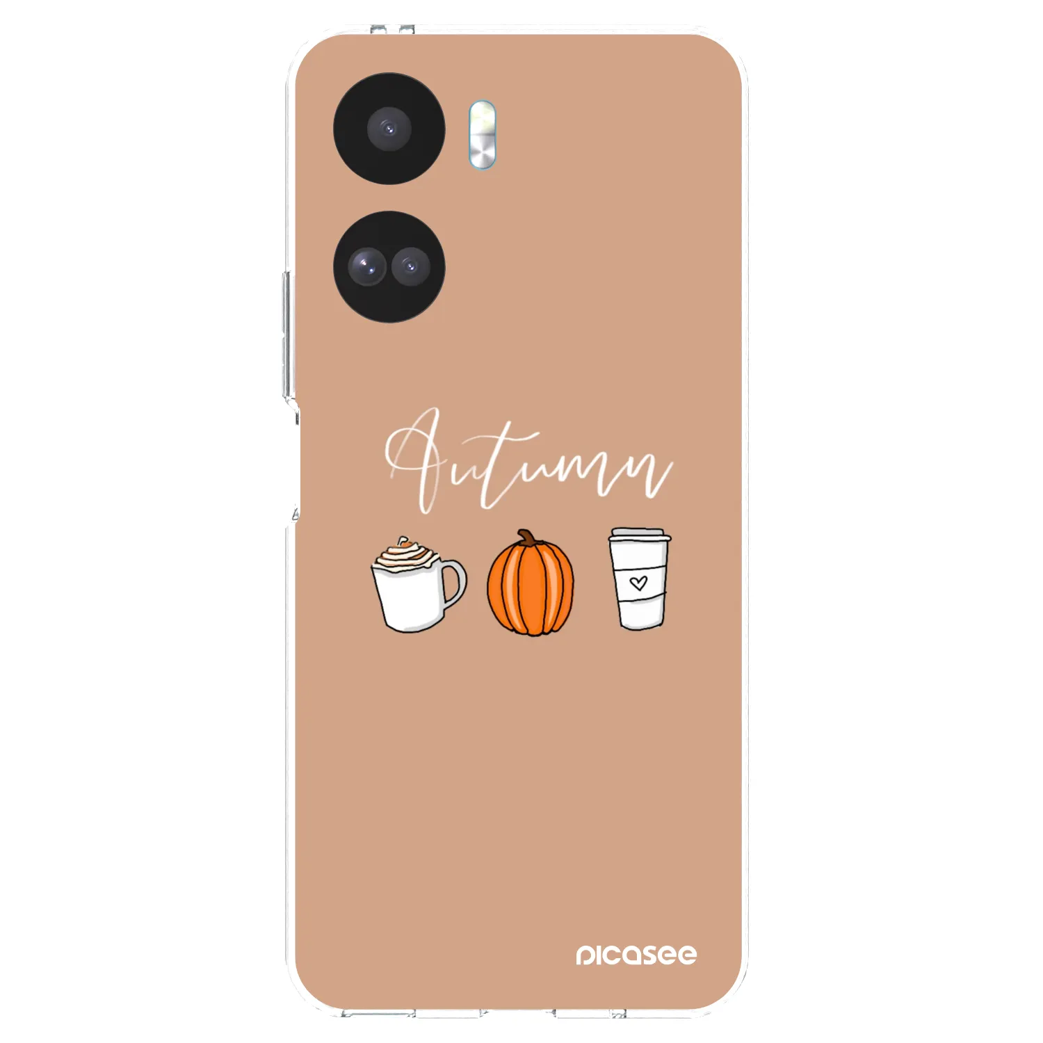 Picasee átlátszó szilikon tok az alábbi mobiltelefonokra Honor 90 Lite 5G - Autumn