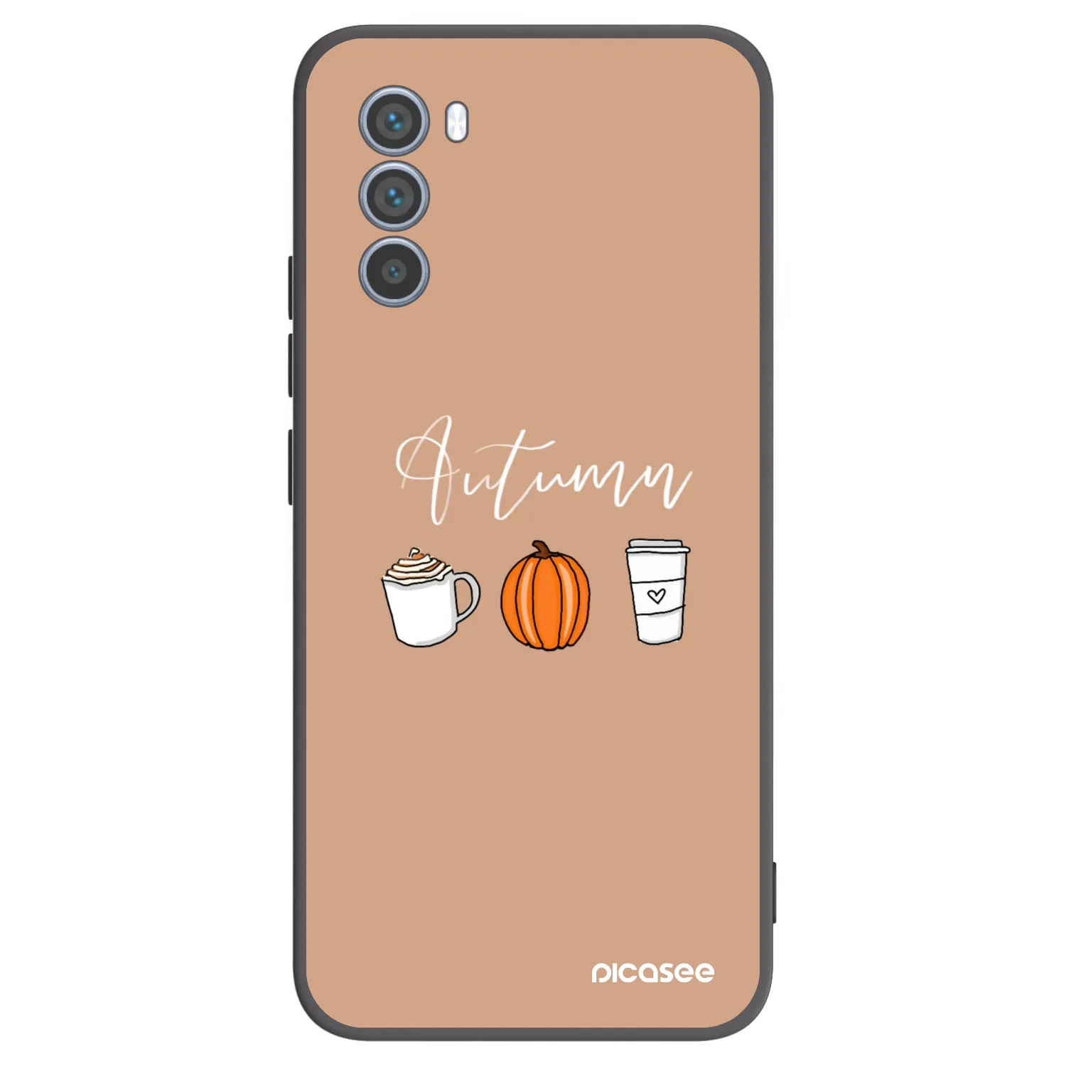 Picasee fekete szilikon tok az alábbi mobiltelefonokra Motorola Moto G62 - Autumn