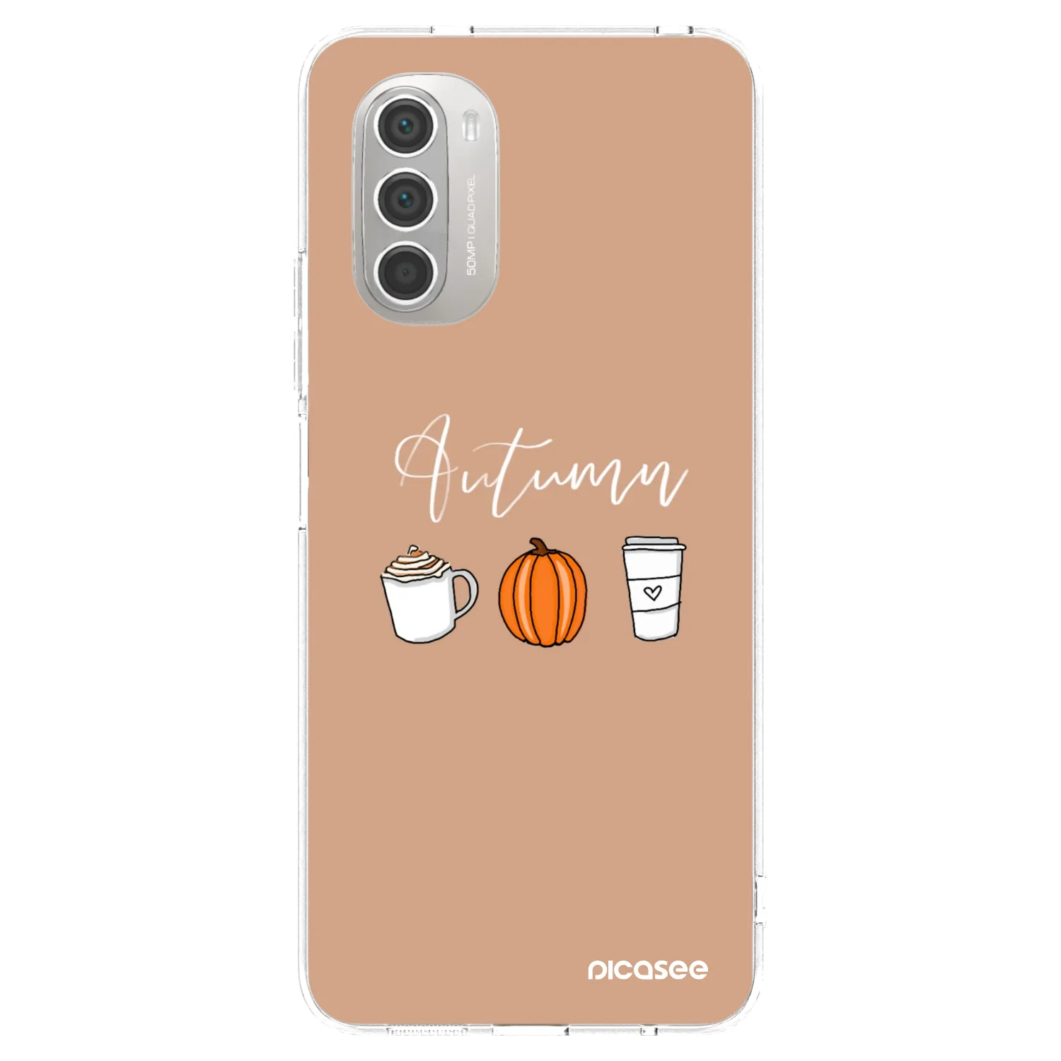 Picasee átlátszó szilikon tok az alábbi mobiltelefonokra Motorola Moto G51 - Autumn