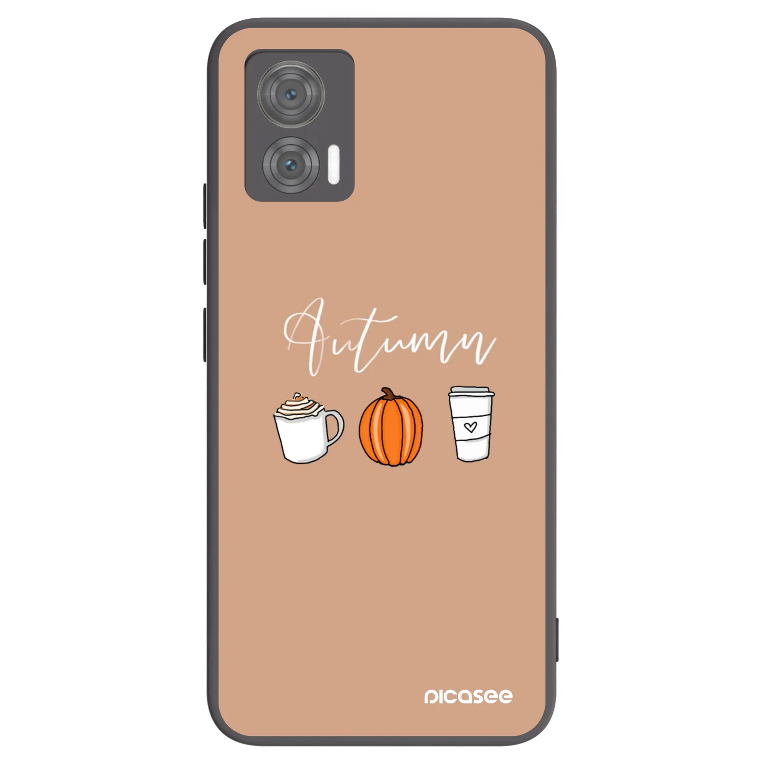 Picasee fekete szilikon tok az alábbi mobiltelefonokra Motorola Edge 30 Neo - Autumn