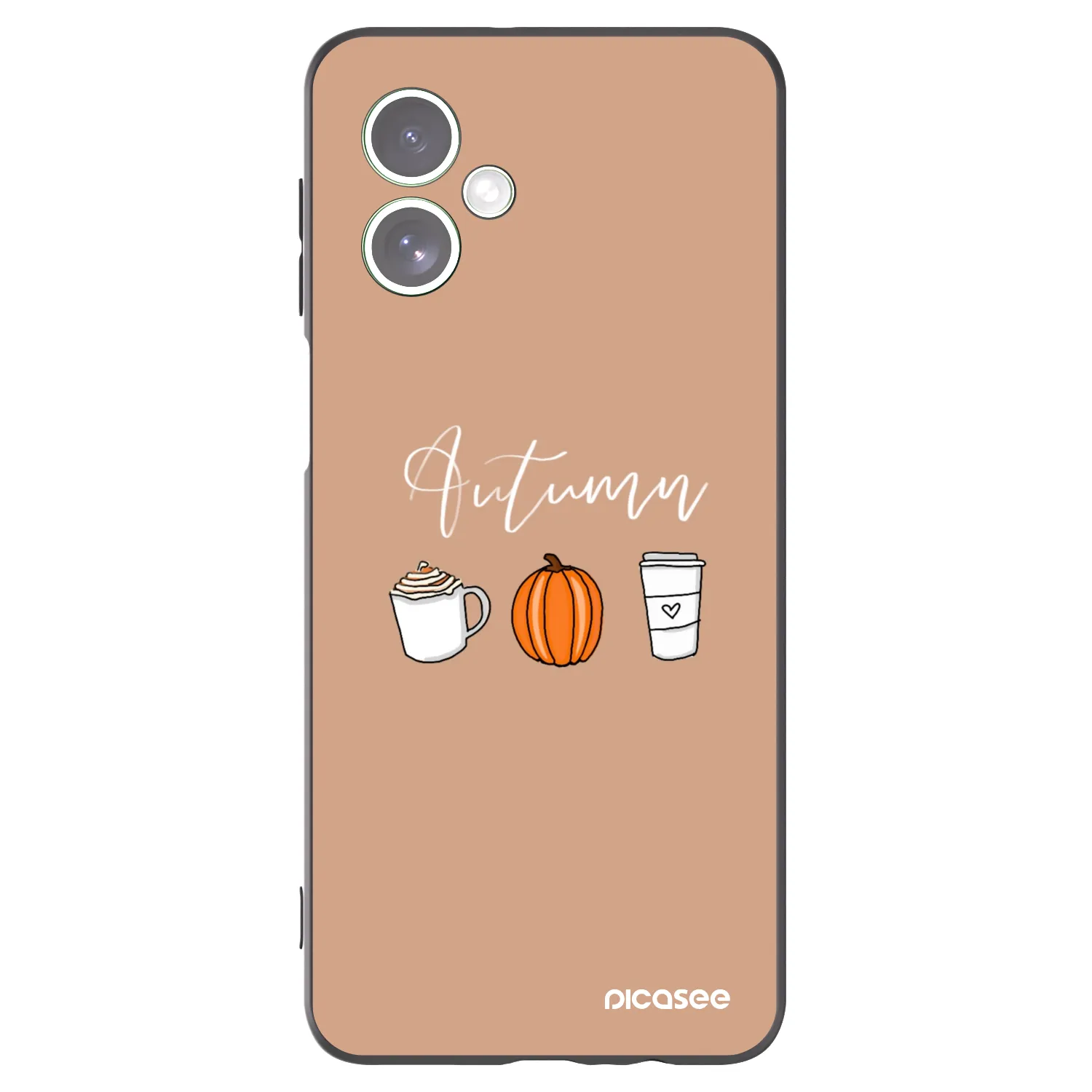 Picasee fekete szilikon tok az alábbi mobiltelefonokra Motorola Moto G54 5G - Autumn