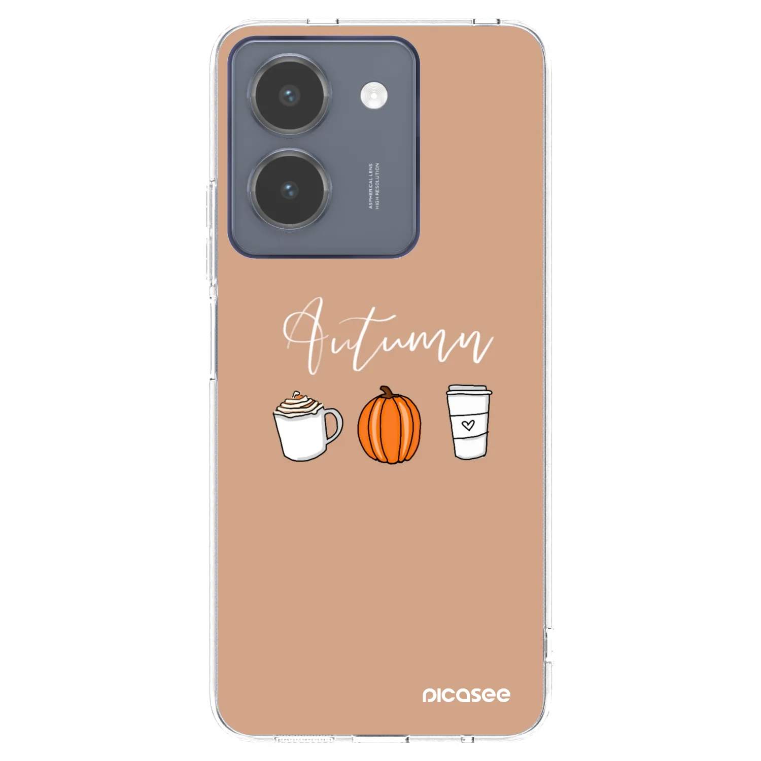 Picasee átlátszó szilikon tok az alábbi mobiltelefonokra Vivo Y36 4G - Autumn