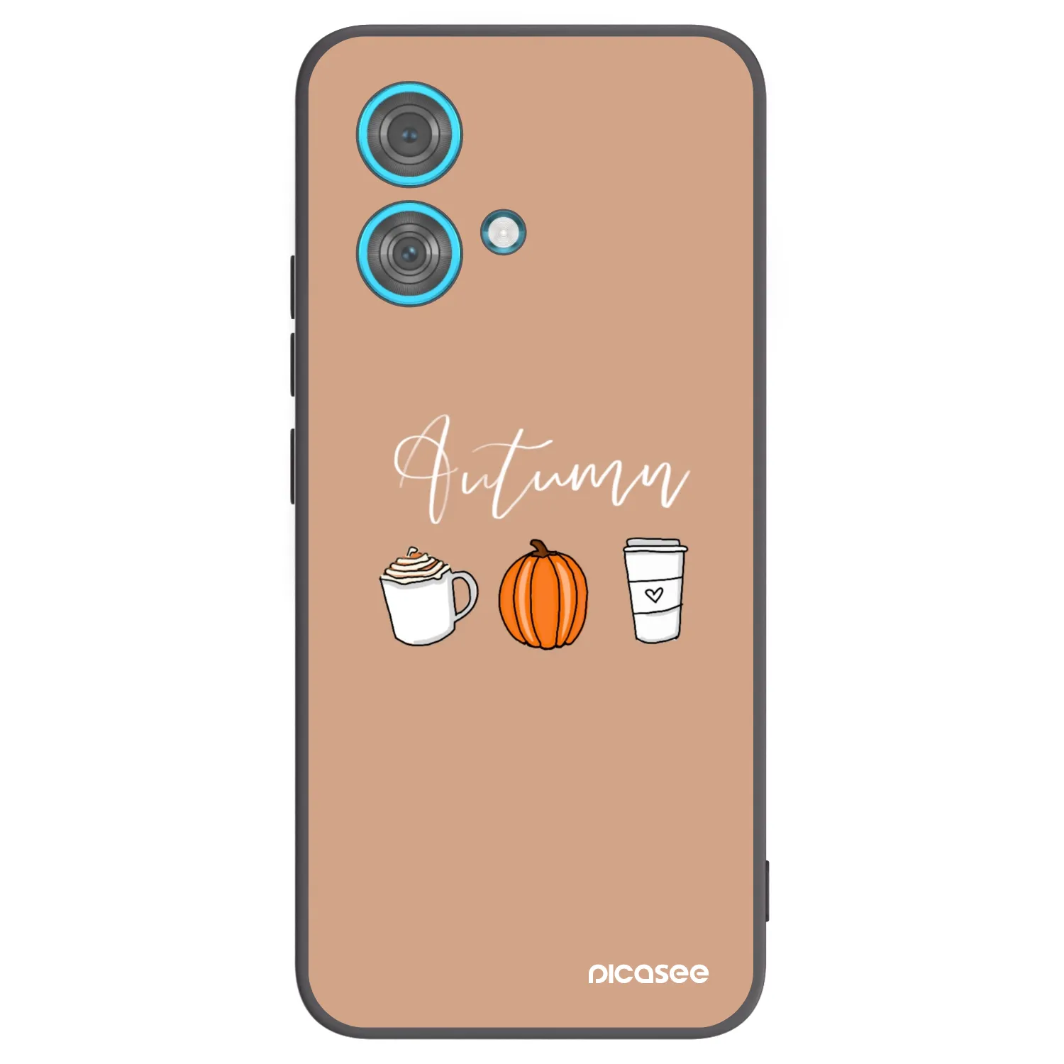 Picasee fekete szilikon tok az alábbi mobiltelefonokra Motorola Edge 40 Neo - Autumn